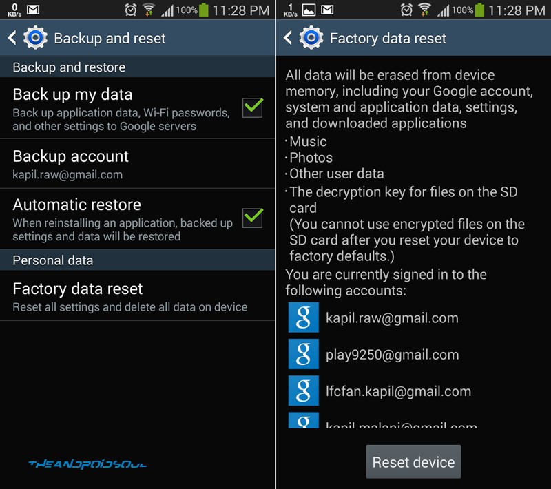 How To Factory Reset or Hard Reset Samsung Galaxy S4 The
