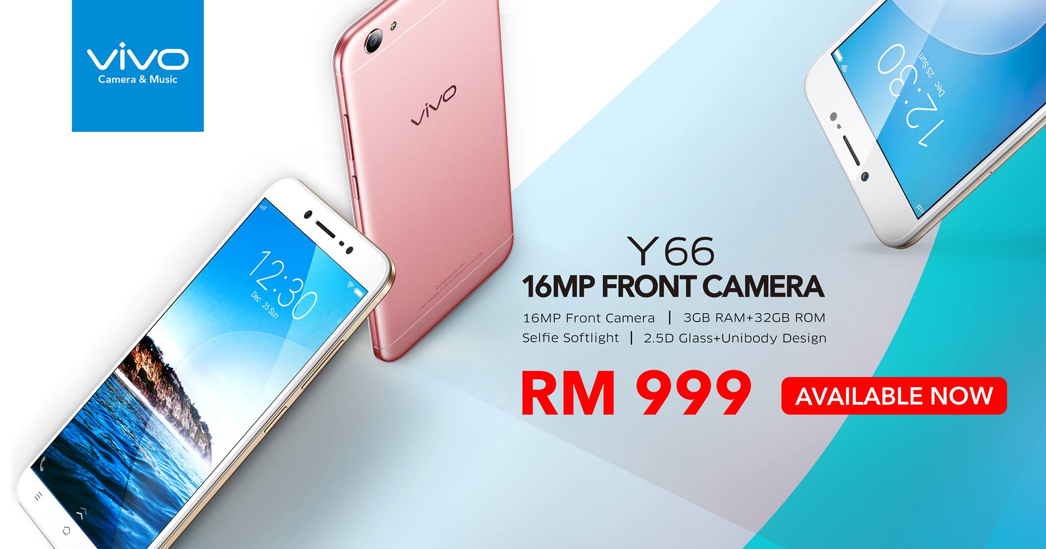 Vivo Y66 launched in Malaysia with RM 999 price tag