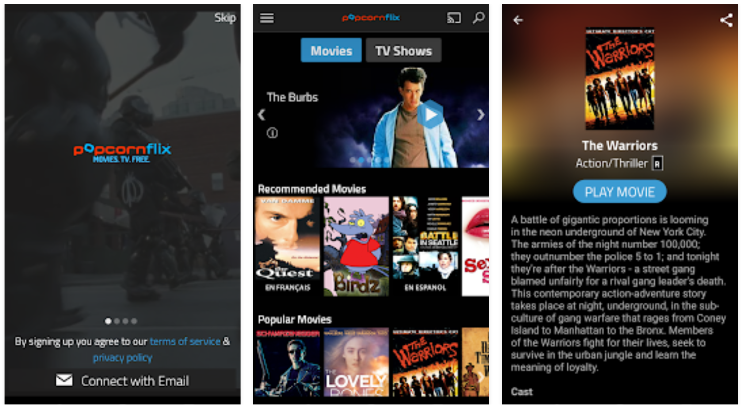 free app to watch free movies