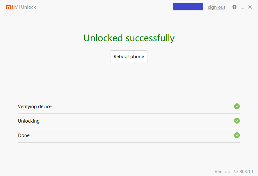 Xiaomi-Unlock