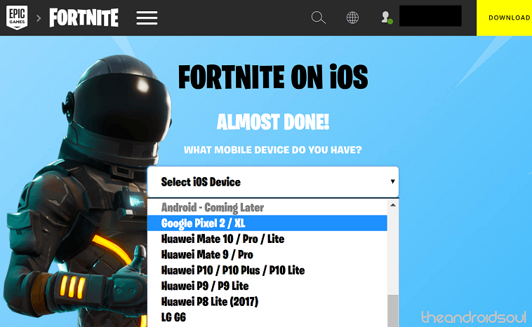 fortnite mobile apk for unsupported devices - fortnite mobile unsupported devices apk