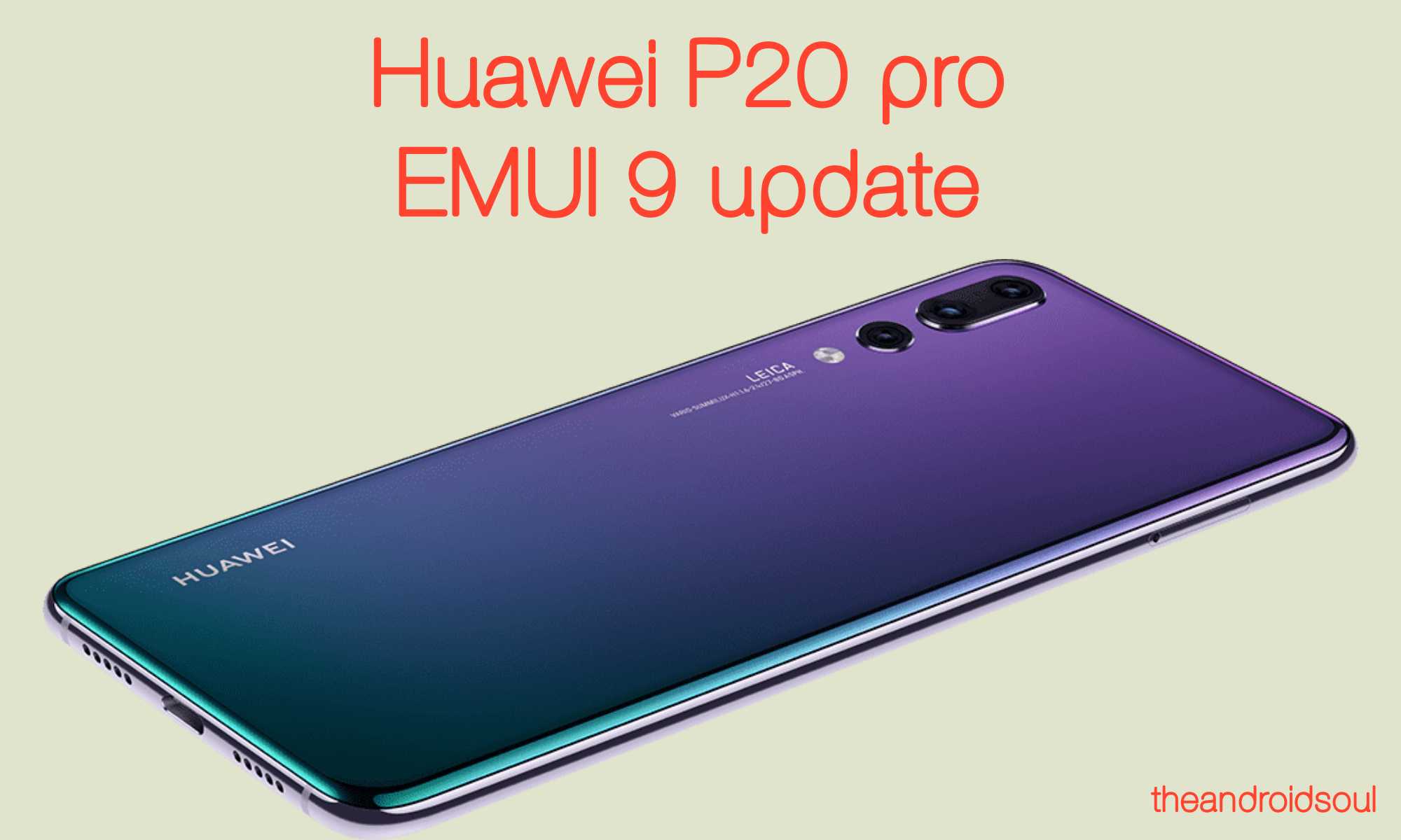 Android 9 pie huawei p20 pro download