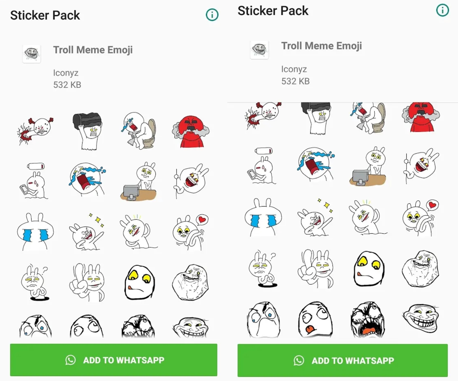 Whatsapp personal emoji stickers
