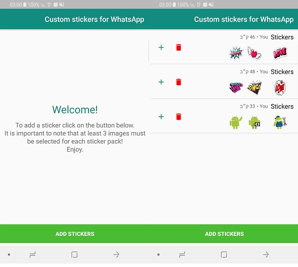 How to create whatsapp stickers app in android studio