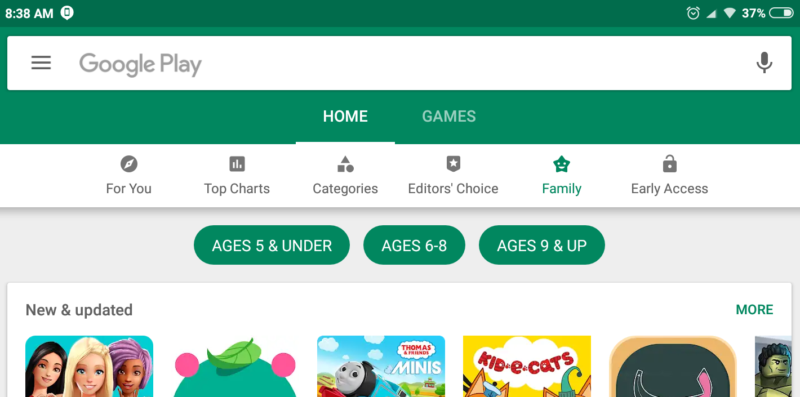 Google Play Store App Updates